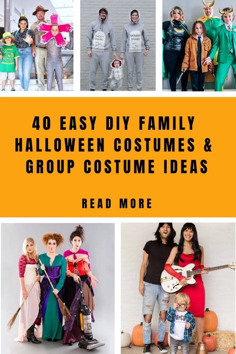 If you’re looking for easy DIY family Halloween costumes or an epic group costume idea for a fancy dress party, look no further. We’ve gathered some of the best homemade ideas to help you create a costume that everyone will love. Easy Diy Family Halloween Costumes, Ideas For Fancy Dress, Diy Family Halloween Costumes, Easy Fancy Dress, Disney Fancy Dress, Fancy Dress Costume Ideas, Halloween Costumes Group, Woody Costume, Epic Costumes