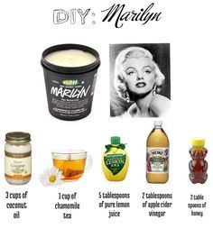 DIY lush's "Marilyn" this stuff rocks for lightening hair, or treatments for natural or bottle blonde hair. Perfect for summer coming up. Marilyn Hair, Lush Diy, Diy Lush, Bottle Blonde, How To Lighten Hair, Diy Hair Mask, Beauty Recipe, Homemade Beauty Products, Diy Natural Products