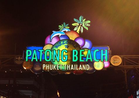 Party in Bangla Road, Patong Patong Thailand, Thailand Nightlife, Phuket Travel Guide, Things To Do In Phuket, Phuket Airport, Beach Words, Phuket Travel, Thailand Travel Guide, Patong Beach