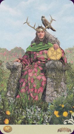 Vice-Versa-Tarot-9 Queen Of Pentacles, Tarot Decks Art, All Tarot Cards, Online Tarot, Tarot Major Arcana, Pentacles, Tarot Card Decks, Tarot Art, Minor Arcana