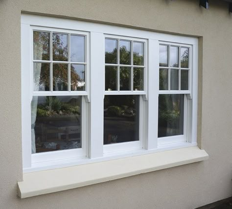 Upvc Sash Windows, Double Glazed Sash Windows, Window Structure, Single Hung Windows, Cottage Windows, Kitchen Windows, Window Designs, New Windows, Upvc Windows