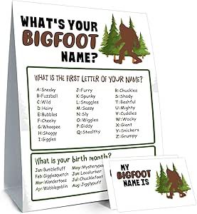 Bigfoot Birthday Party, Bigfoot Birthday, Foot Games, 40th Birthday Ideas, Party Sign, Birthday Party Games, Theme Birthday Party, Party Signs, 8th Birthday