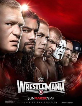 WrestleMania 31 - Wikipedia Jesse Ventura, Wwe Ppv, Wwe Wrestlemania, World Heavyweight Championship, Wwe Wallpapers, Shawn Michaels, Wrestling Superstars, Wrestling Wwe, Brock Lesnar