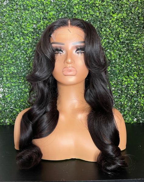 Curly wig Glueless unit hd closure wig inspo hair inspo Deep Side Part Wig, Curled Wig, Body Wave Bundles, Cap Baby, Glueless Wig, Baby Hairs, Baby Cap, Wave Hair, Body Wave Hair