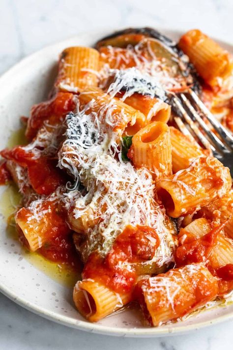 Pasta Ala Norman, Pasta Norma, Meals Pasta, Tastes Better From Scratch, Pasta Alla Norma, Italian Recipes Authentic, Gluten Free Pasta, Ripe Tomatoes, Pasta Recipe