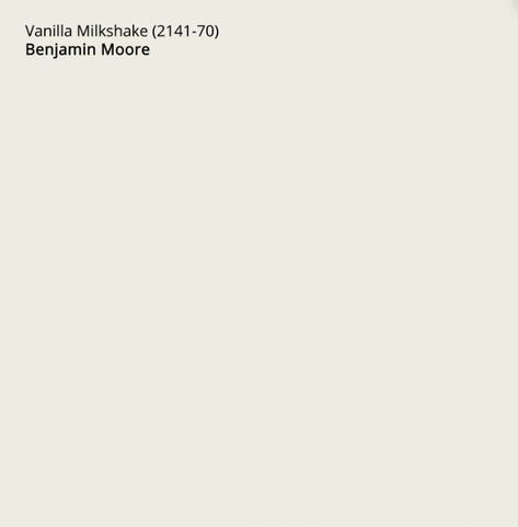 Benjamin Moore Vanilla Milkshake Benjamin Moore Vanilla Milkshake Walls, Vanilla Milkshake Paint Color, Benjamin Moore Milkshake, Bm Vanilla Milkshake, Vanilla Milkshake Benjamin Moore, Warm Cream Paint Colors, Benjamin Moore Cream, Sherwin Williams Alabaster White, Benjamin Moore Exterior