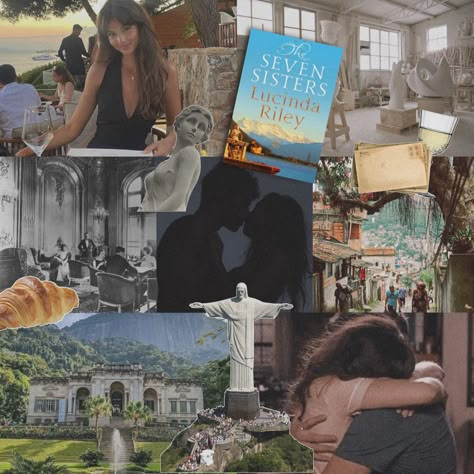 visual mood board of the first book in the seven sisters series! The Storm Sister Lucinda Riley, The Seven Sisters Lucinda Riley, 7 Sisters, The Seven Sisters, Sisters Book, Seven Sisters, The Seven, Book Aesthetic, Book Lover