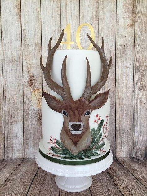 Deer Hunting Cake, Hunting Birthday Cakes, Hunting Cake, Deer Cakes, Hunting Birthday, Ricotta Cake, Cakes For Men, Grooms Cake, Cakes For Boys