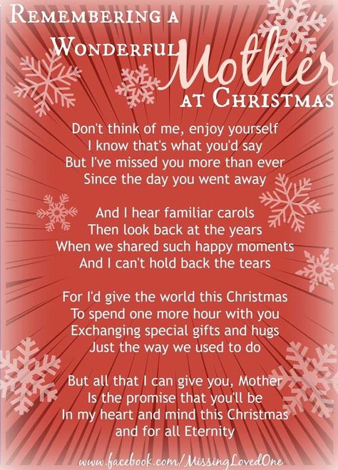 Remembering A Wonderful Mother At Christmas Pictures, Photos, and Images for Facebook, Tumblr, Pinterest, and Twitter Merry Christmas In Heaven Mom, Heaven Mom Quotes, Missing Mom In Heaven, Missing Mom Quotes, Christmas Love Quotes, Mum In Heaven, Losing Loved Ones, Miss You Mum, Merry Christmas In Heaven