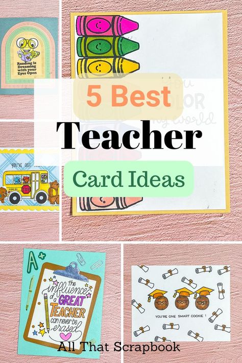 handmade teacher appreciation card ideas Teacher Appreciation Card Ideas, Appreciation Card Ideas, Teacher's Day Card Ideas, Teacher Appreciation Card, Teachers Day Card, Teacher Appreciation Cards, Cards To Make, Teacher Cards, Appreciation Cards