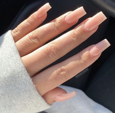 Nails Tapered Square, Acrylic Nails Nude, Tapered Square Nails, Tapered Square, White Acrylic Nails, Simple Acrylic Nails, Nails Square, Classy Acrylic Nails, Short Square Acrylic Nails