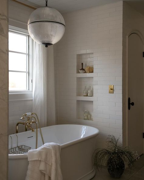 Bathroom Soaking Tub, Tranquil Bathroom, Tub Design, Primary Suite, Pretty Bathrooms, Tub Ideas, Primary Bathroom, Soaker Tub, Upstairs Bathrooms