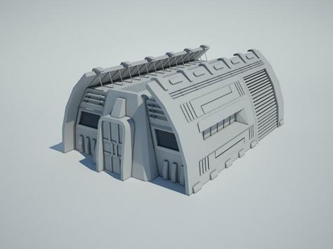 Sci Fi Barracks, Battletech Terrain, Lego Architecture Building, Scifi Ideas, Futuristic Sci Fi, Sci Fi Base, Arts Education Quotes, Sci Fi Building, 3d Cinema