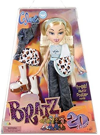 Bratz 20th Anniversary, Holographic Poster, Y2k Childhood, Cloe Bratz, Pillow Pets, Foil Packaging, Brat Doll, Original Dolls, Hard Body