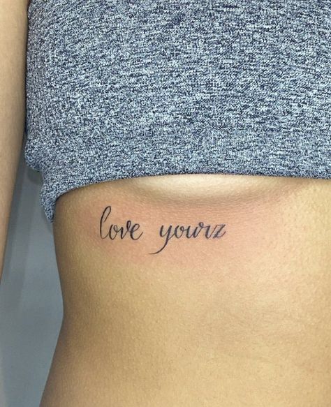 Tattoos Handwriting, Handwriting Pretty, J Cole Lyrics Quotes, J Cole Lyrics, Love Yourz J Cole Tattoo, Tattoos Colorful, Love Yourz J Cole, Minimalist Symbols, Tattoos Celtic