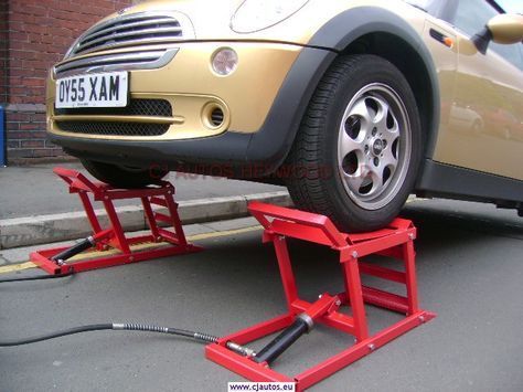 Hydraulic Car Ramps | Garage equipment for the Classic Car Enthusiast Hydraulic Car Ramps, Battlefield 2, Ducato Camper, Car Ramp, Vehicle Storage, Hydraulic Cars, Car Ramps, Car Lifts, Garage Tools