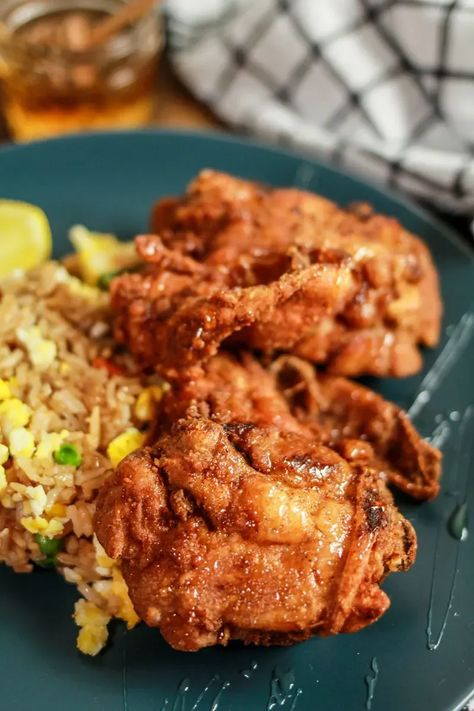 In another Full Plate adventure, we tried this Chinese five-spice fried chicken recipe. Chinese Five Spice Chicken, Fried Chicken Brine, Honey Fried Chicken, Five Spice Chicken, Perfect Fried Chicken, Chinese 5 Spice, Fried Oreos, Brine Chicken, 5 Spice