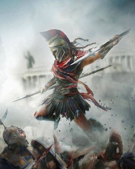 Imperiul Roman, Gladiator Tattoo, Ac Odyssey, Roman Armor, Assassins Creed Artwork, Spartan Tattoo, Roman Warriors, Greek Mythology Tattoos, Assassins Creed Art