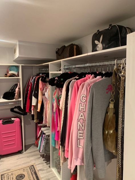 Clothes Collection Closet Aesthetic, Woredrobe Aesthetic, Clothes Aesthetic Pictures, New Closet Aesthetic, Lots Of Clothes Closet Aesthetic, Dress Closet Aesthetic, Closet Of Clothes Aesthetic, Closet Asthetic Picture, Girl Closet Aesthetic