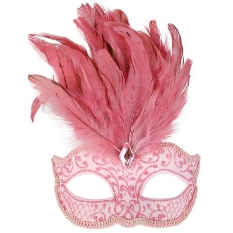 Masquerade Feather Masks ❤ liked on Polyvore featuring costumes, masks, accessories, feather costume, masquerade costume, red costumes and masquerade halloween costume Pink Masquerade Mask, Mask With Feathers, Masquerade Mask Costume, Feather Costume, Masquerade Halloween Costumes, Masquerade Ball Masks, Masquerade Halloween, Staff Party, Glittery Eyes