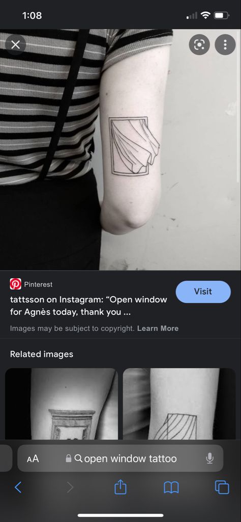 Open Window Tattoo, Window Tattoo, Window View, Open Window, Triangle Tattoo, Geometric Tattoo, Cool Tattoos, Tattoos