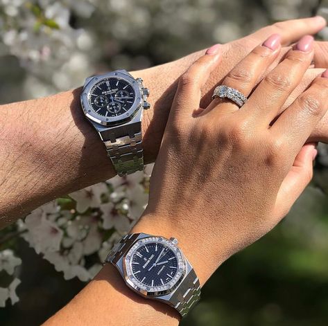 His and hers' by Juampi* His And Hers Rolex, His And Hers Watches, Couple Watches Set, Matching Watches, Aesthetic Accessories, H.e.r Aesthetic, Dream Husband, Couple Watch, Heart Melting