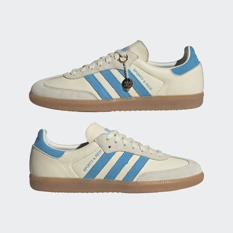 adidas Samba OG Sporty & Rich Shoes - White | Men's Lifestyle | adidas US Samba Sporty And Rich, Rich Shoes, Adidas Og, Samba Shoes, Samba Outfit, Adidas Samba Og, Adidas Sneaker, Mens Lifestyle, Sporty And Rich