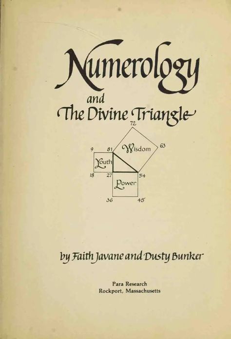 Numerology and The Divine Triangle | PDF | Pythagoras | Kabbalah Kabbalah Numerology, Metaphysical Books, Numerology Calculation, Dispute Resolution, Occult Books, Astrology Books, Free Ebooks Download Books, Sacred Text, Astrology Numerology