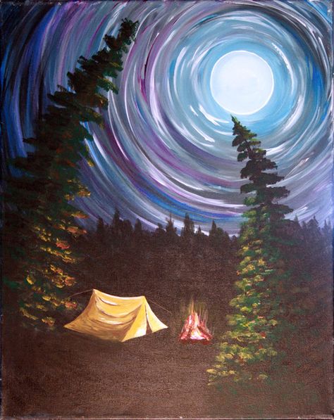 Camping Tent – The Blank Canvas Splattered Camping Painting Canvases, Tent Camping Drawing, Camping Paintings, Camping Artwork, Tent Painting, Canoe Paddle Art, Tent Drawing, Camping Painting, Camping Drawing