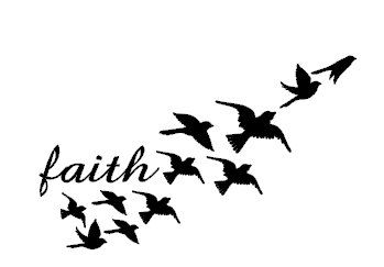 This is a sketch of a tattoo that has a huge meaning behind it. The birds flying away represent freedom. The word faith next to them represents faith people have when they know they are their own person and don't belong to someone. Demi Lovato Tattoos, Bird Tattoos Arm, Faith Tattoo, Women's Tattoo, Baby Tattoos, Dream Tattoos, Tattoo Set, Birds Tattoo, Ink Ideas