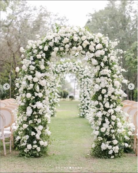 Luxury Outdoor Wedding, Blossom Tree Wedding, Ceremony Arches, Arch Designs, Little White Chapel, White Chapel, Como Wedding, Nature Inspired Wedding, Weddings By Color