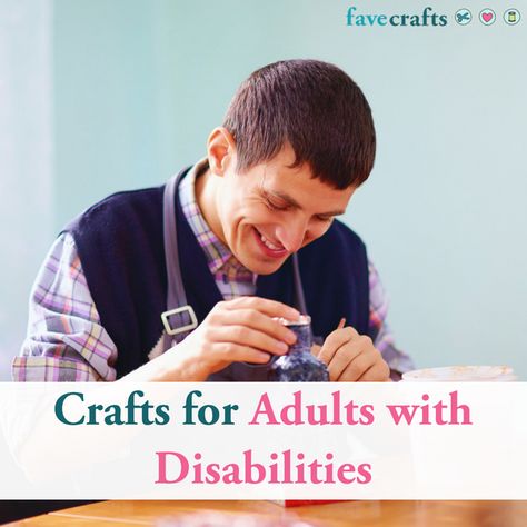 Crafting is for everyone, including adults with disabilities. In this Crafts for Adults with Disabilities guide, you'll learn the importance of craft Crafts For Adults With Disabilities, Easy Crafts For Adults, Disabilities Activities, Craft Projects For Adults, Arts And Crafts For Adults, Arts And Crafts For Teens, Diy Popsicle, Projects For Adults, Stick Crafts