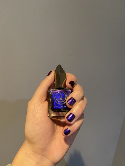 Mooncat Multichrome Nail Polish Review | POPSUGAR Beauty Mooncat Nail Polish, Michelle Lin, Mooncat Nail, Mirror Nail Polish, Neon Nail Polish, Cat Nail, At Home Nails, Mirror Nails, Moon Cat