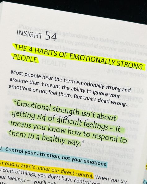 📍4 habits of emotionally strong people.. Slide next for the book name and other insights ✨This book will help you reshape your thinking and destroy your weak mindset. Share it with your friends. Follow @booklyreads for more book insights and self improvement tips. [emotionally strong, habits, weak mindset, mindset, books, readers, Stoicism, personal growth, booklyreads] #mindset #emotionallystrong #thoughts #mind #explore #booklyreads Weak Mindset, Mindset Book, Emotionally Strong, Mindset Books, Strong Mindset, Book Extracts, Book Notes, Healing Books, Books To Read Nonfiction