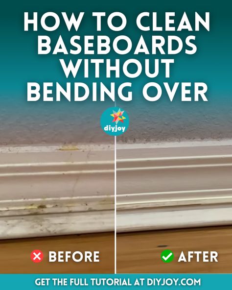 Deep Clean Baseboards, Easy Ways To Clean Baseboards, Base Board Cleaning Hack, Easiest Way To Clean Baseboards, Washing Baseboards, Clean Baseboards Easy Diy, Best Way To Clean Baseboards, How To Clean Baseboards Easy, How To Clean Baseboards