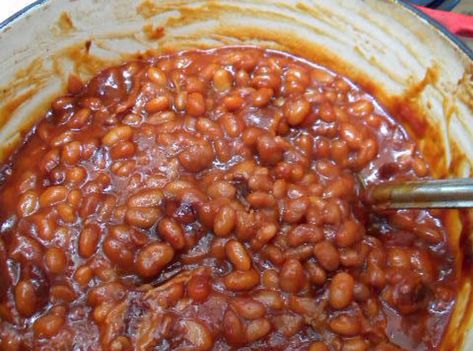 Print Out Of This World Baked Beans | Just A Pinch Best Baked Beans, Baked Beans Recipe, Beans Beans, Baked Bean Recipes, Just A Pinch Recipes, Beans Recipe, Just A Pinch, Sunday Dinner, Superbowl Party