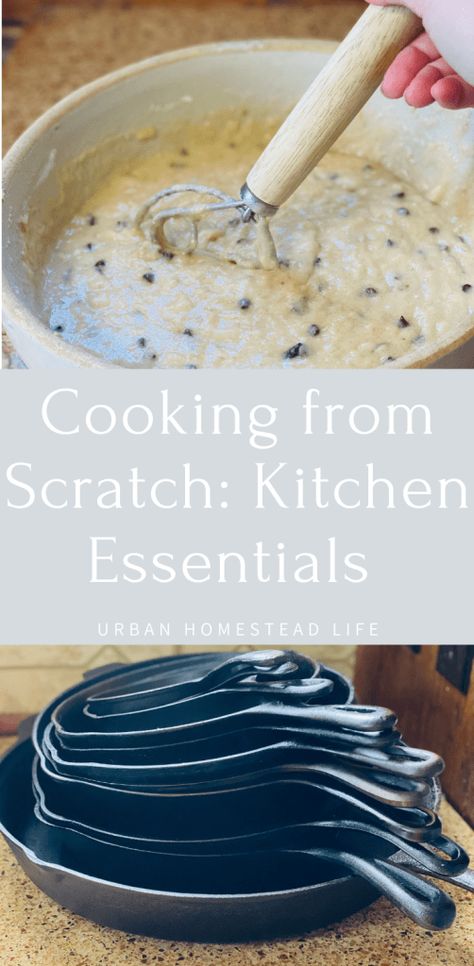 Kitchen For Cooking, Cooking From Scratch, Urban Homestead, Homestead Life, Homemade Pantry, Cooking Homemade, Recipe From Scratch, Cooking Essentials, Food App