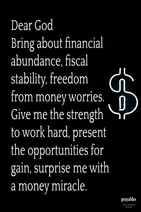 AMEN! Click pix for your FREE PRAYABLES PRINTABLE of Bible verse, Blessings, Daily Affirmations, and Inspirational quotes. Bible Verse Blessings, Prayer For Finances, Financial Prayers, Money Prayer, Prayer Changes Things, Everyday Prayers, Spiritual Prayers, Financial Abundance, Miracle Prayer