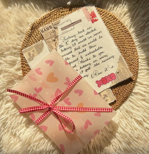 Warmth and Compassion . . . . . #giftideas #giftforher #explorepage #vintagegifts Cute Letter Ideas Writing Cards, Cute Postcard Ideas, Anniversary Craft Ideas, Cute Letter Ideas, Letter Aesthetic, Cards Aesthetic, Cute Messages For Him, Penpal Ideas, Anniversary Crafts