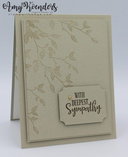 Sympathy Card Tutorials, Cas Sympathy Cards, Masculine Sympathy Cards Su, Sympathy Card Sayings, Stampin Up Sympathy Cards, Diy Birthday Cards, Sympathy Cards Handmade, Dandelion Wishes, Sympathy Card