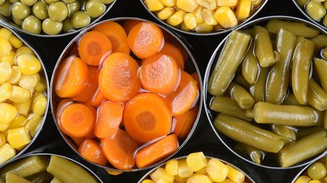 Canned Carrots Side Dish, Carrot Ginger Soup Recipe, Canned Carrots, Carrots Side Dish, Carrot Cake Pancakes, Carrot Ginger Soup, Canned Vegetables, Carrot And Ginger, Parmesan Crusted