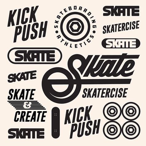 Design Brew on Instagram: “Bold + clean type inspiration by @jcoondesigns . . #designinspiration #design #designer #designeveryday #typeyeah #typetopia #typography…” Skateboard Website, Skate Wallpaper, Typography Reference, 21st Birthday Games, Skate Logo, Hip Hop Logo, Skateboard Logo, Longboard Design, Skate And Destroy