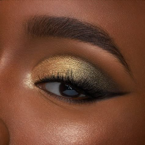 Supreme Nudes and Pressed Pigment Eyeshadow Palette - Artist Couture | Sephora Gold Eyeshadow Looks, Applying Eyeshadow, Glow Getter, Gold Eye Makeup, Natural Eyeshadow, Nude Palette, Gold Eyeshadow, Makeup Stuff, Eye Makeup Designs