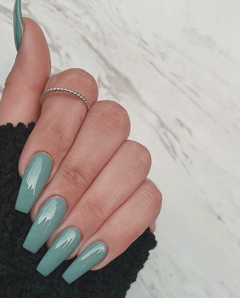 💸@kjerstynjordheim🔥spotify/apple @ Baby KJ🍔 Acrylic Nails Natural, Natural Acrylic Nails, French Pedicure, Gel Pedicure, Green Nail, Simple Acrylic Nails, Fall Acrylic Nails, Almond Acrylic Nails, Nail Swag