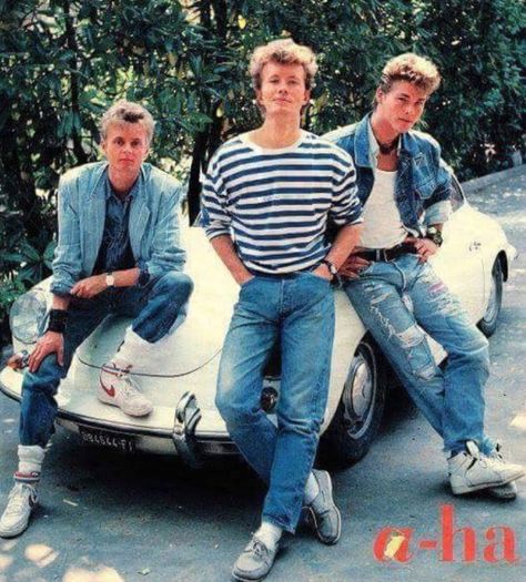 #a-ha #Morten Harket #Magne Furuholmen #Mags #Paul Waaktaar 80s Teenage Fashion Men, 1989 Mens Fashion, 1981 Mens Fashion, 80s Italian Fashion Men, Italian 80s Fashion, Men In 80s, 80s Formal Fashion Men, 1990 Mens Fashion, Male 80s Fashion