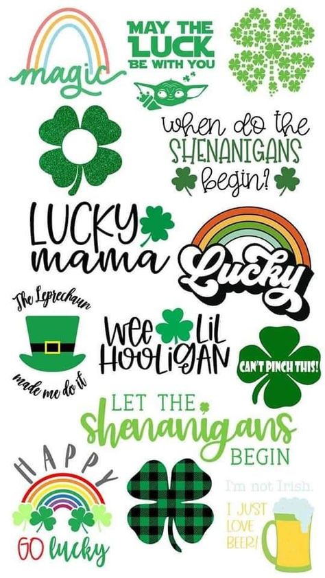 San Patrick Day, Alien Svg, Lucky The Leprechaun, St. Patrick's Day Diy, St Patricks Day Quotes, St Patricks Day Crafts For Kids, San Patrick, Shamrock Svg, T Shirt Bag