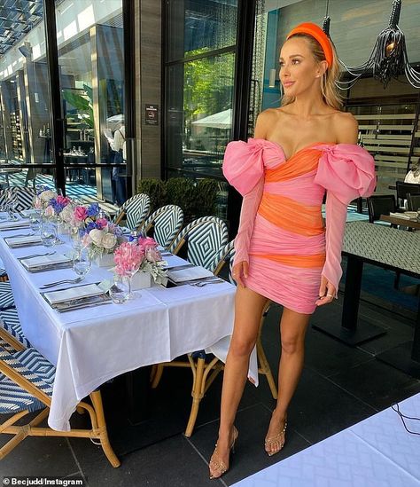 Pink Races Outfit, Race Day Dress, Shambala Outfits, Horse Races Outfit, Melbourne Cup Outfit, Horse Race Outfit Dresses, Pink And Orange Outfit, Melbourne Cup Dresses, Horse Race Outfit