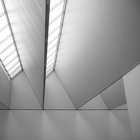 https://flic.kr/p/abvLdp | Light as light should be | Otterlo: Kroller Müller museum Roof Skylight Architecture, Glass Skylight Roof, Roof Light Architecture, Sloped Roof Lighting, Light Architecture Concept, Architectural Skylight, Skylight Design Architecture, Big Skylight, Skylights Architecture