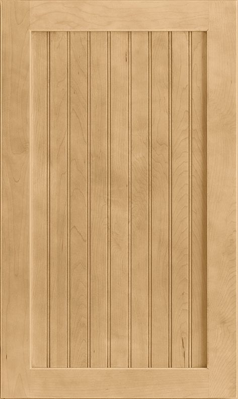 644 Maple Rye Cabinet Door | Waypoint Living Spaces Stained Shaker Cabinets, American Woodmark Cabinets, Beadboard Kitchen Cabinets, Beadboard Kitchen, Kitchen Cabinet Samples, Maple Kitchen Cabinets, Cottage Style Kitchen, Maple Kitchen, Bath Inspiration