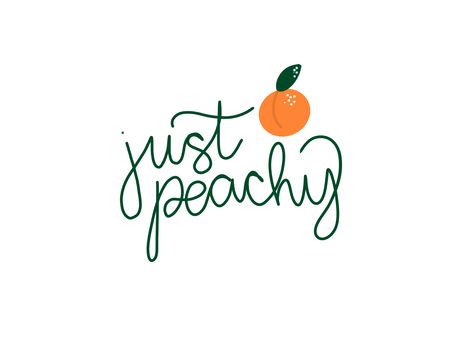 Just Peachy Tattoo, Peachy Tattoo, Font Tattoo, Mom Tattoo, Graphic Design Fonts, Boutique Logo, Just Peachy, Mom Tattoos, Logo Ideas